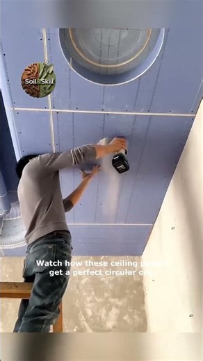 Precision Ceiling Panel Circles for Installation
