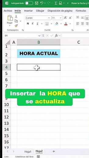 Insert the UPDATED TIME in Excel #excel