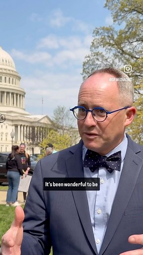 Brian Henderson, executive director of the Association of Welcoming and Affirming Baptists, chats with Mitch Randall about the Collective of Queer Christian Leaders rally held in DC. 🏳️‍🌈🪧 #FaithfulPride #FaithfulPrideInitiative #AWAB #lgbtqrights | Good Faith Media