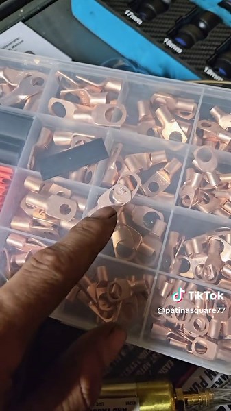 wire terminals and shrink tubing! #wiring #batterycables #soundsystems #subs #wireterminal