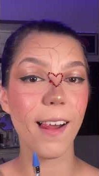 Spider Web Makeup Transformation 🕸️✨ | From Bare Face to Viral Look