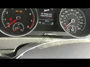 New VW golf service message reset
