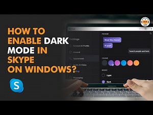 How to Enable Dark Mode in Skype in Windows?
