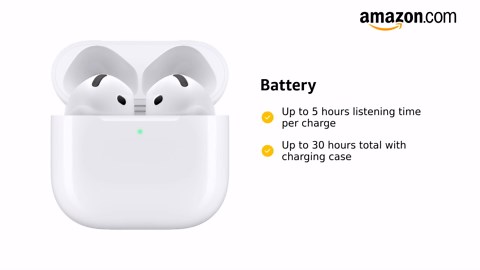 Apple Airpods 4 (Renewed)
