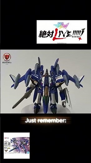 YF-29 Transformation! Fighter to Battroid in 60 Seconds #Macross #Transformation