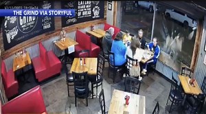 You have to see this! Deer crashes through restaurant window, runs through building - East Idaho News