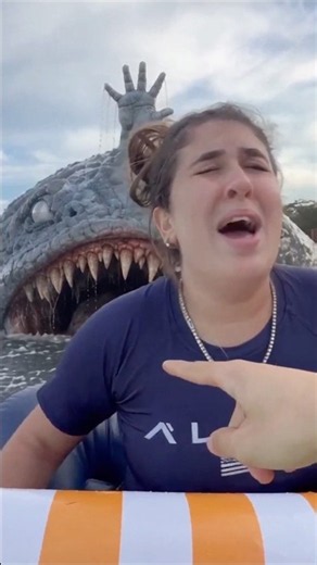 The Hand Sea Monster caught Ana.