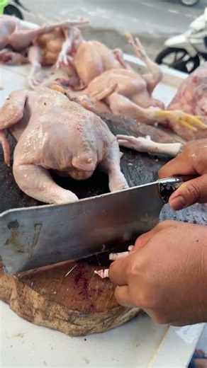 Hpw to cut chicken