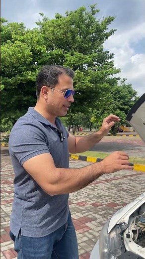 Car Tips How to Use the Bonnet Holding Stick Properly | Easy Car Maintenance Guide #shortsfeed #fyp