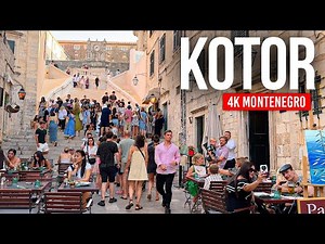 KOTOR, Montenegro 🇲🇪 You Need to See This Place | 4K Walking Tour