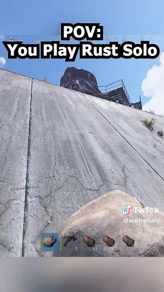 The Solo Rust Experience 💀💀#RUST #rusttok #rustconsole #FYP #SCOTTYRUSTY #RUSTGAME #rust #rustbase