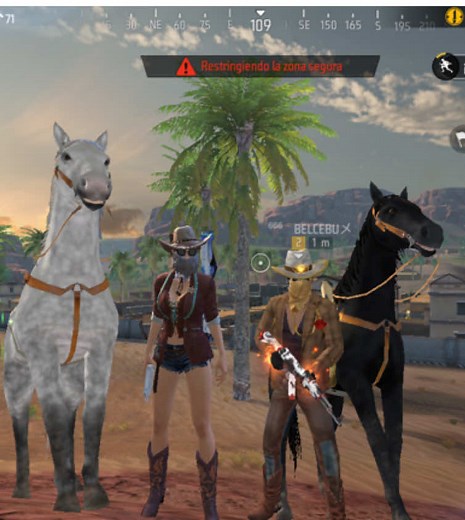 Dónde están los caballos en Free Fire: ubicación y cómo montarlos