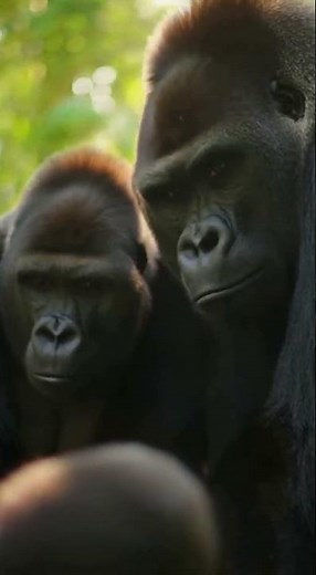 Giant Gorilla’s 🦍❤️ Gentle Moment With Human Caught on Camera