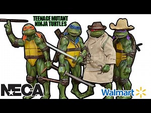 NECA Walmart Exclusive Ultimate TMNT 1990 Figures Review