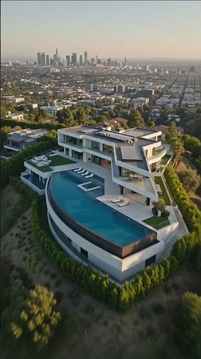 $100 Million Beverly Hills Mega Mansion Tour 🤯 | Ultimate Luxury Home #youtubeshorts #shortfeed