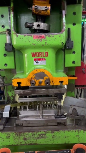 How a Progressive stamping machine Works #mechanism #metalstamping #engineering #satissatisfies