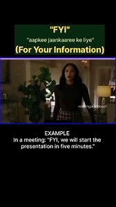 3.3K reactions · 20 comments | FYI (For Your Information) #idioms #english #readingpracticea1 #study #new #vocabulary #student | Reading Practice | Facebook