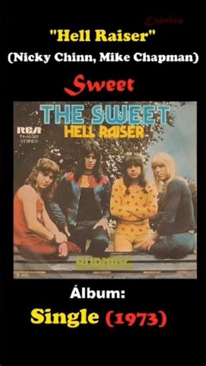 Sweet - Hell Raiser (1973) - Tocava no Caiçara...ou no Sírio (Santos - SP - Brasil)