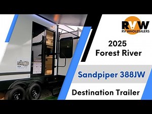 2025 Sandpiper 388JW Destination Trailer Flythrough
