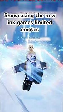 Showcasing the new ink game emotes in the new update