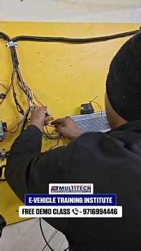 EV Technician Course | Live Class | E-Rickshaw Wiring Practical 🔧 | E Vehicle Repairing Course