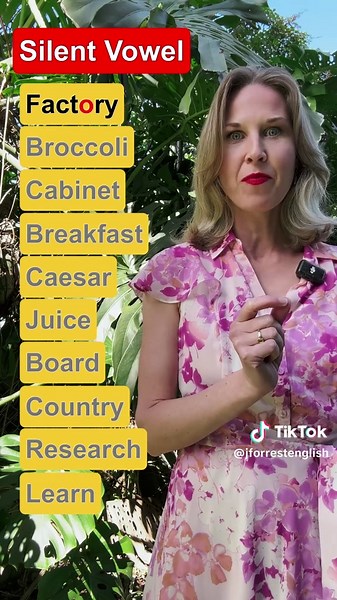 Learn to Avoid Vowel Sounds in English Words