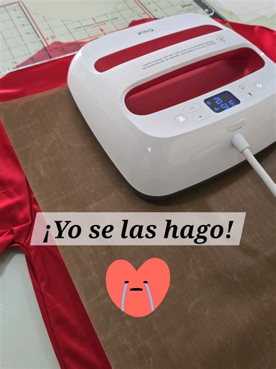 ¡Gracias @Cricut por inventar la Easy Press! @Lideart #cricutlife #crafter #viralreels #camisetaspersonalizadas #dtf