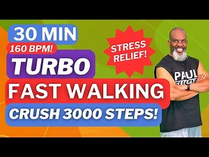 TURBO Fast Walking Workout 🔥 Burn Fat Crush 3000 Steps!
