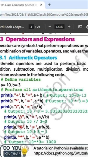 Operators and Expressions part 1