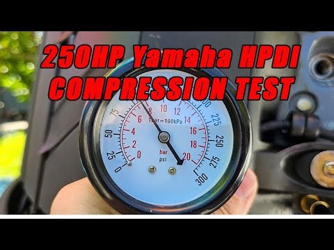 250HP Yamaha HPDI - Compression Test