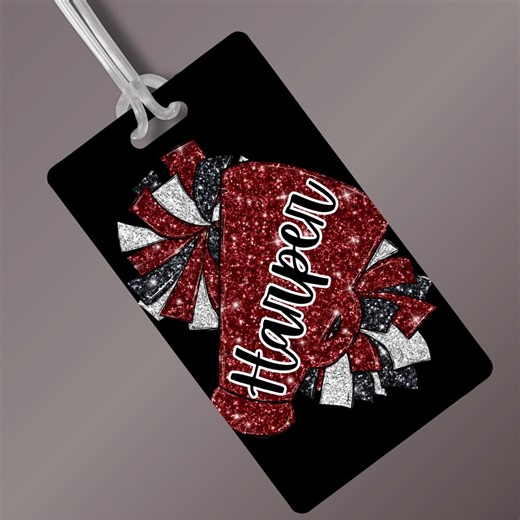 Personalized Cheerleader Bag Tag Sports Team Luggage Tag for Cheer Backpack ID Custom Team Gift for Coach and Athletes Customized Name Tag - Etsy