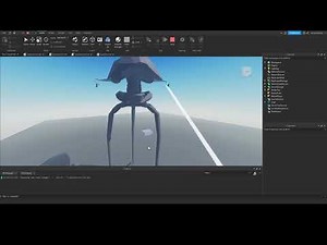 Tripod V2 Progress (Independently firing lasers, hunting) | Roblox War of The Worlds Dev Progress