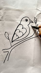 25K views · 130 reactions | How to Draw Bird from 333 #birddrawing #draw #drawing #art | C D Drawing Tutorial | Facebook