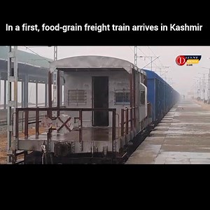 3.1K views · 15 reactions | The first-ever food grain freight train of the Food Corporation of India (FCI) Sunday reached the Anantnag Goods Terminal, marking a major boost to food security and logistics in Kashmir. | Decent News | Facebook