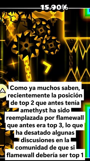 ¿Flamewall deberia ser top 1 #geometrydash #gaming #flamewall #robtop #fyp #gd #games