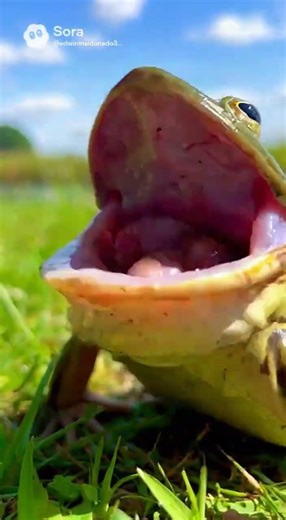 See the inside of a frog after I put a GoPro on a fly!!!