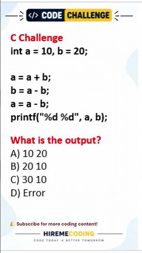 C Programming Output Challenge 🔥 Can You Solve This? #Shorts