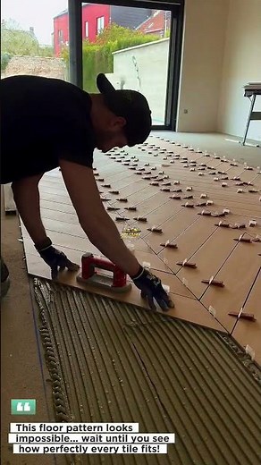 Perfect Herringbone Tile Installation