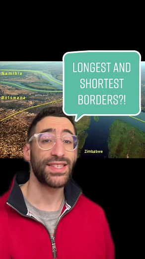 Longest & Shortest Borders: US-Canada vs. Botswana-Zambia