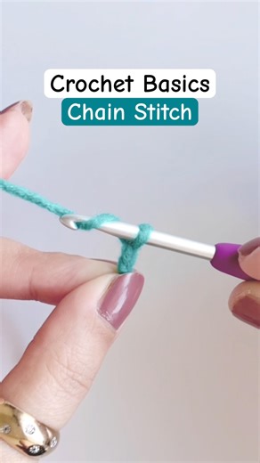 How to make chain #crochet #chainstich
