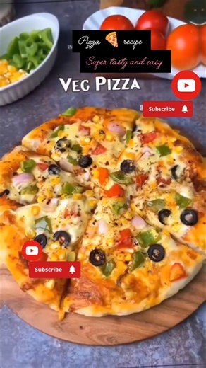 homemade pizza 🍕 recipe 🤤#tasty and easy #shots#ytshots