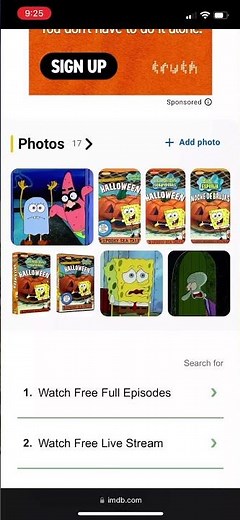 SpongeBob SquarePants scaredy pants Halloween episode ￼￼