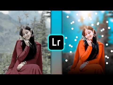 Instagram Viral Blue & Orange Tone Photo Editing | Lightroom Mobile Presets Free Download
