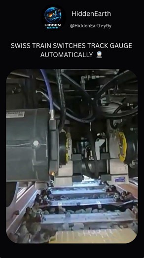 Swiss Train Switches Track Gauge Automatically 🚆🇨🇭