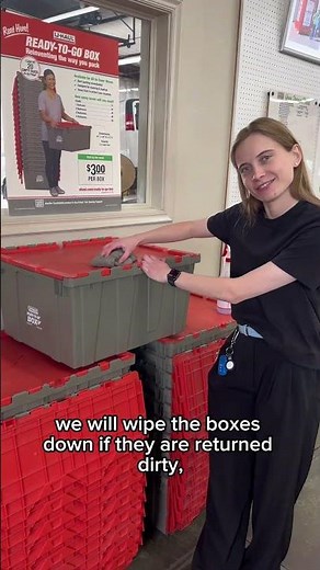 Are Ready-To-Go Boxes Cleaned Between Rentals | U-Haul