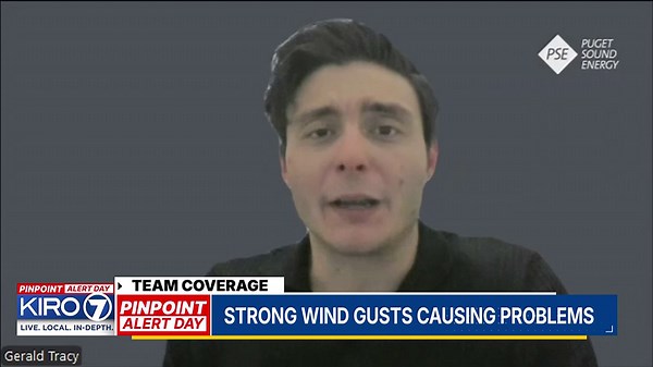 VIDEO: Strong wind gusts causing problems
