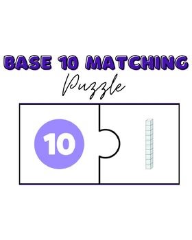 Base 10 Matching Puzzle