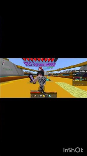 bedwars in minecraft combo #minecraft