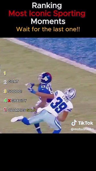 🔥 Ranking the MOST ICONIC sporting moments of all time! From unbelievable leaps to superhuman feats that look impossible, these moments pushed the limits of what athletes can do. 🏆⚡ Which moment deserves the #1 spot?👇 #sports #sportingmoments #iconicmoments #shorts