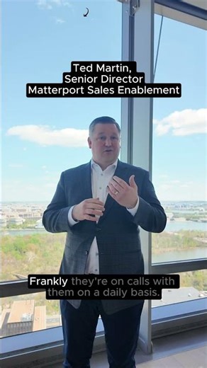 How does Matterport leadership provide support for sales reps?